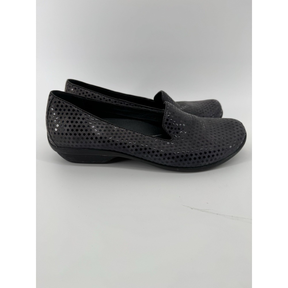 Dansko‎ Olivia Slip On Shimmer Polka Dot Flats Loafers Women's Size 39 US 8.5